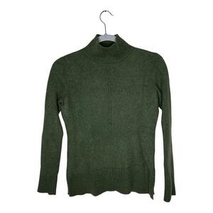 Stitch Fix 41 Hawthorn Sweater Womens Small Cashmere Green High Neck Knit